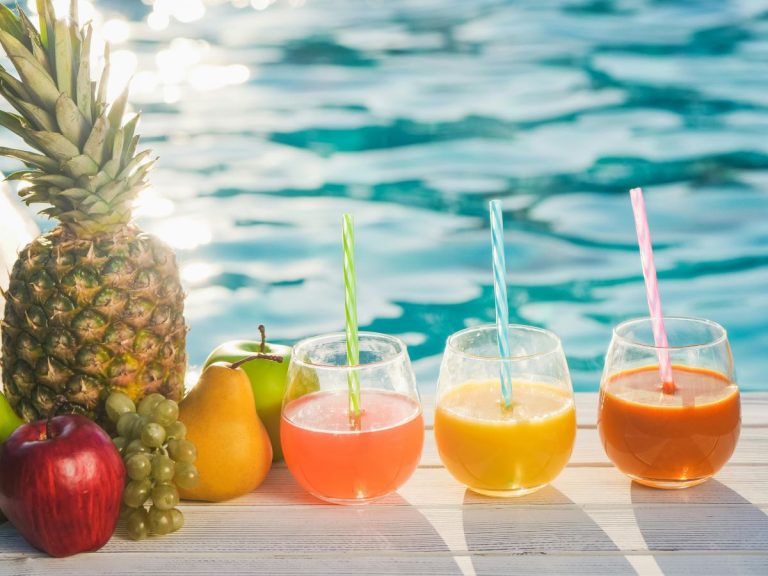 Jus de fruits à teneur réduite en sucres